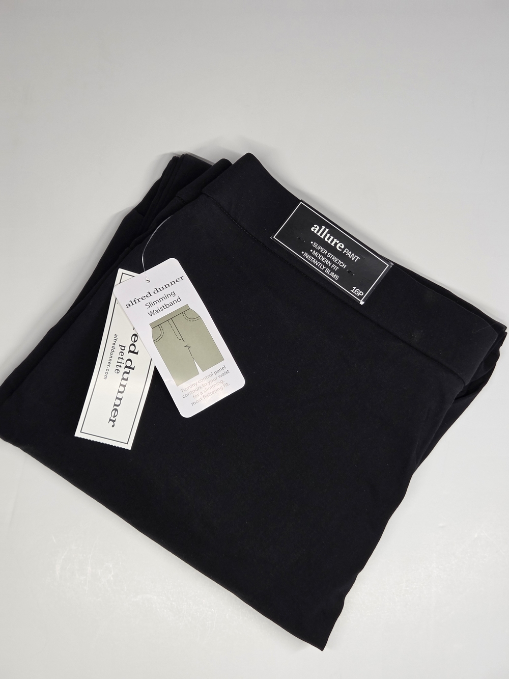 Alfred Dunner Black Straight-Leg Dress Pants - Picture 8 of 8